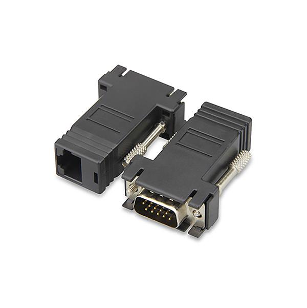 VGA Extender Adapter to Cat5,cat6,rj45 Cable.jpg