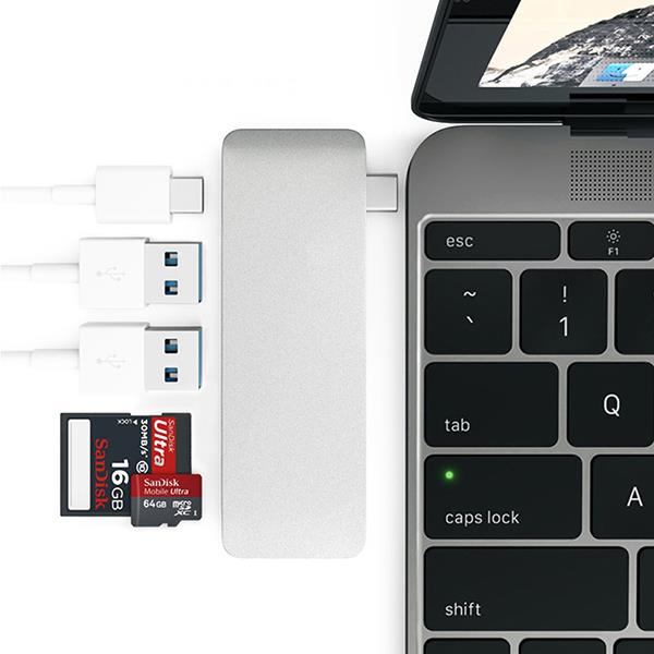 Type-C HUB with Card Reader USB3.1 Gen1 with 2 USB3.0 Ports Support OTG Function.jpg