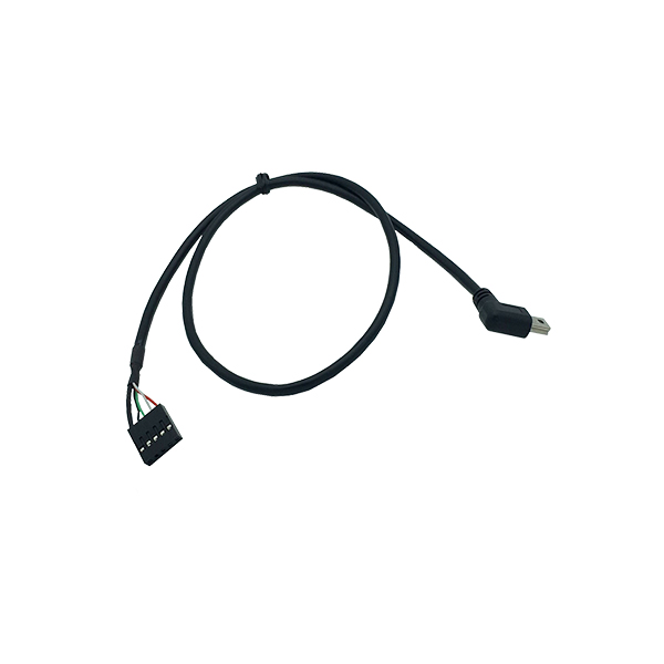 left angle USB Mini B to 5Pin Female 2.54mm header cable.jpg