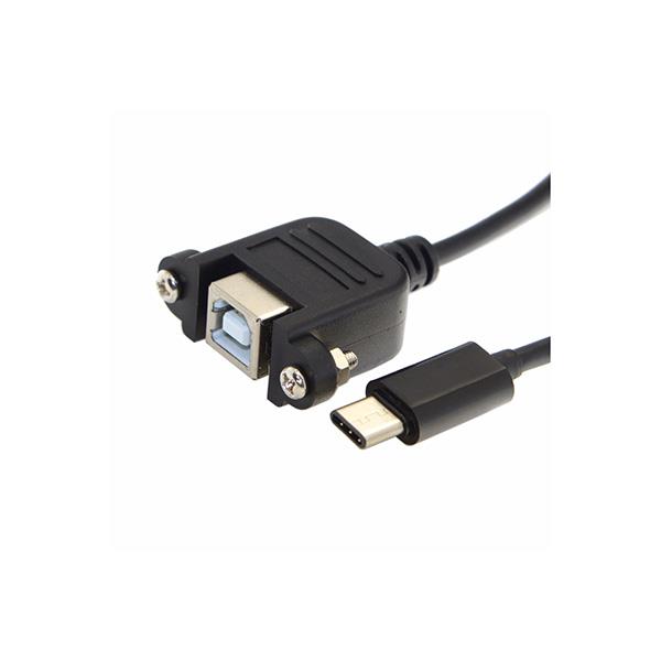 USB 3.1 Type C to panel mount USB 2.0 Type B Female cable.jpg