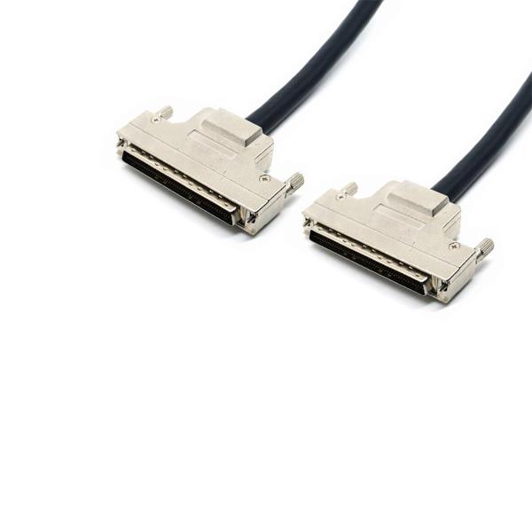 SCSI HD 100 Pin Male Cable Assembly