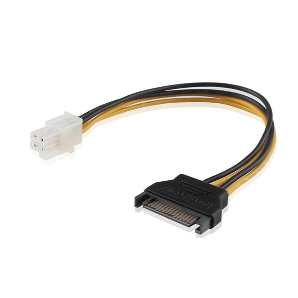 SATA 15 Pins to ATX 4 Pin Power Cable SATA 15 Pins to ATX 4 Pin Power Cable