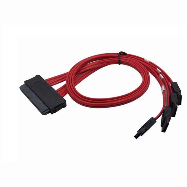 32-pin SFF-8484 to 4 SATA Cable