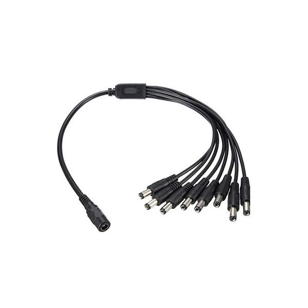 DC 5.5x2.1mm Female To 8 Male Power Splitter Cable DC 5.5x2.1mm Female To 8 Male Power Splitter Cable