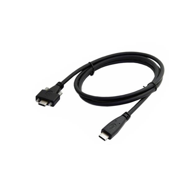 USB 3.1 Type-C Cable with screw Locking