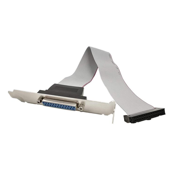DB25 to IDC 26pin Header Slot Plate LPT Cable