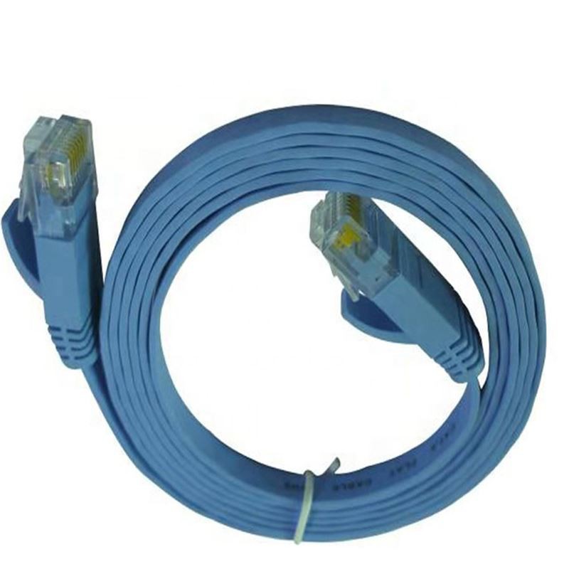 32AWG UTP Cat6 RJ45 Ultra-Thin Flat Internet Cable 