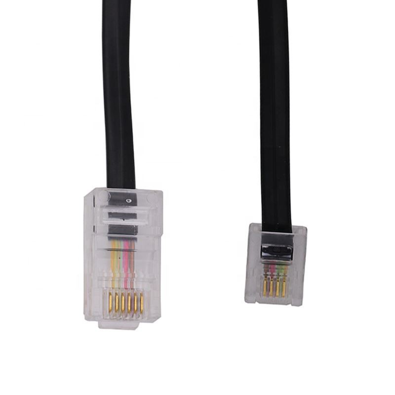 4 cores RJ11 6P4C to RJ45 8P6C Telephone Cable