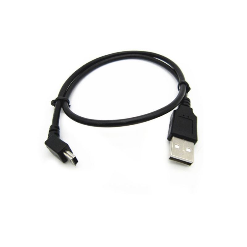 Mini USB B Type 5pin Male 45 Degree to USB 2.0 Male Cable Mini USB B Type 5pin Male 45 Degree to USB 2.0 Male Cable