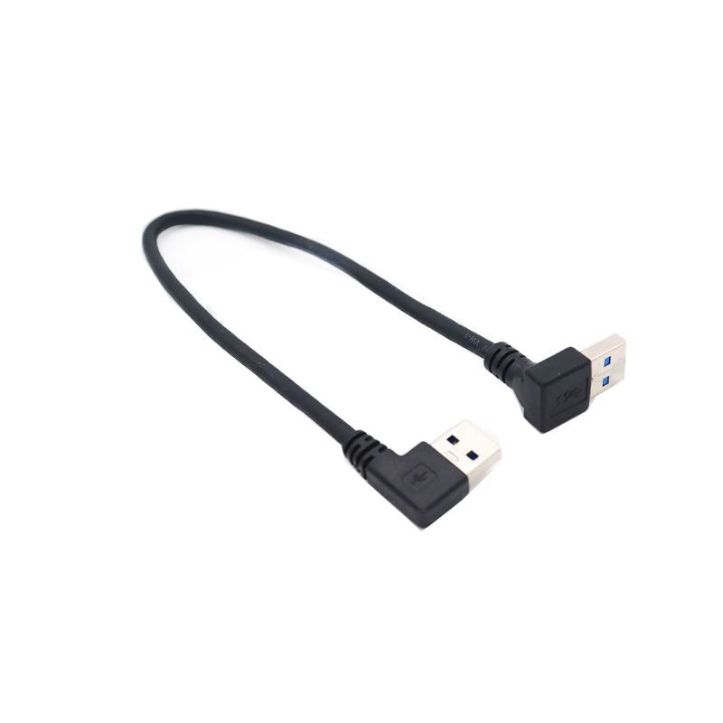 Up Angle USB3.0 Type A male to right angle Type A male Cable Up Angle USB3.0 Type A male to right angle Type A male Cable