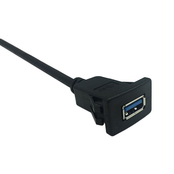 Waterproof USB3.0 Panel Panel Data Extension Cable