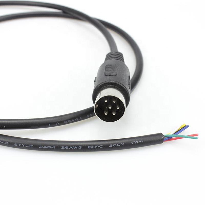 6 Pin DIN male Plug Keyboard Cable