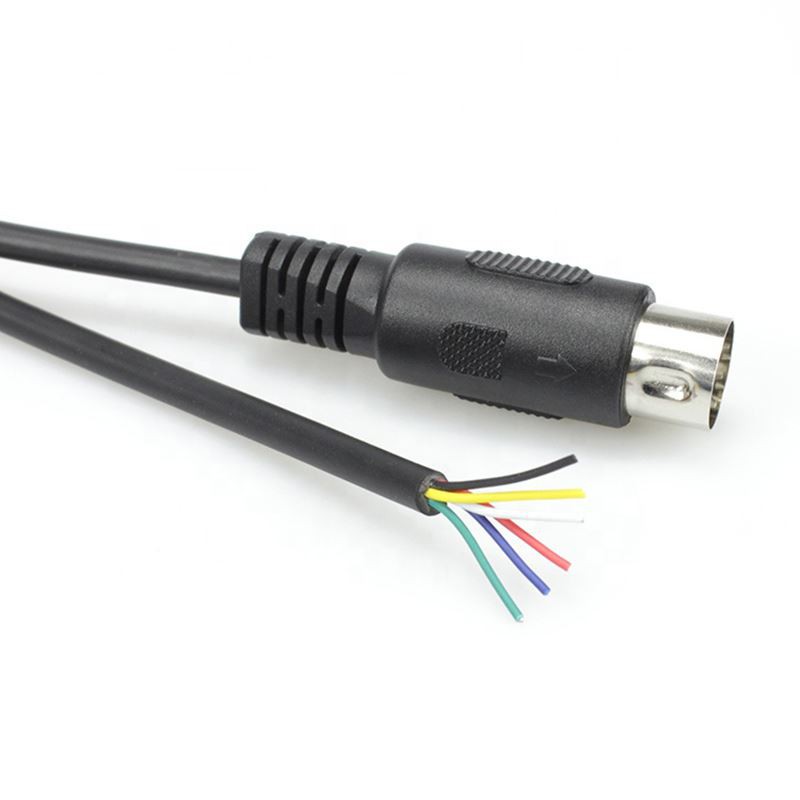 Din 6 Pin plug Conference System Cable