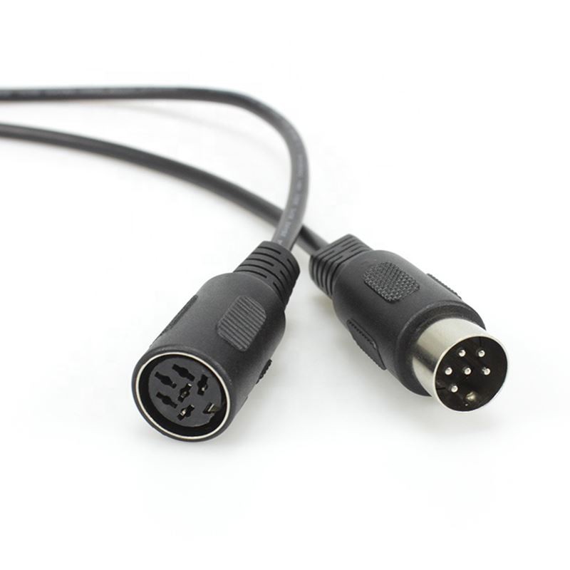 6 Pin Din Male to Din 6 Pin Female Extension Cable 6 Pin Din Male to Din 6 Pin Female Extension Cable