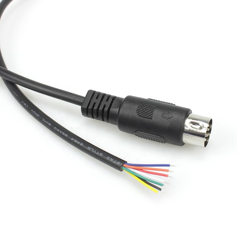 7 Pin Big Din Head Motor Signal Control Cable 7 Pin Big Din Head Motor Signal Control Cable