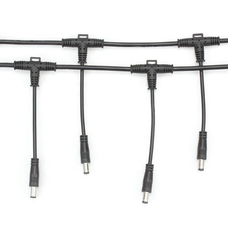 Low Voltage DC5.5X2.1 T Tap Electrical Wire