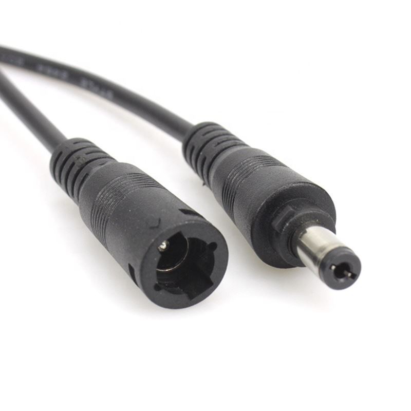 Lock Type DC5.52.1 male female bare end Cable