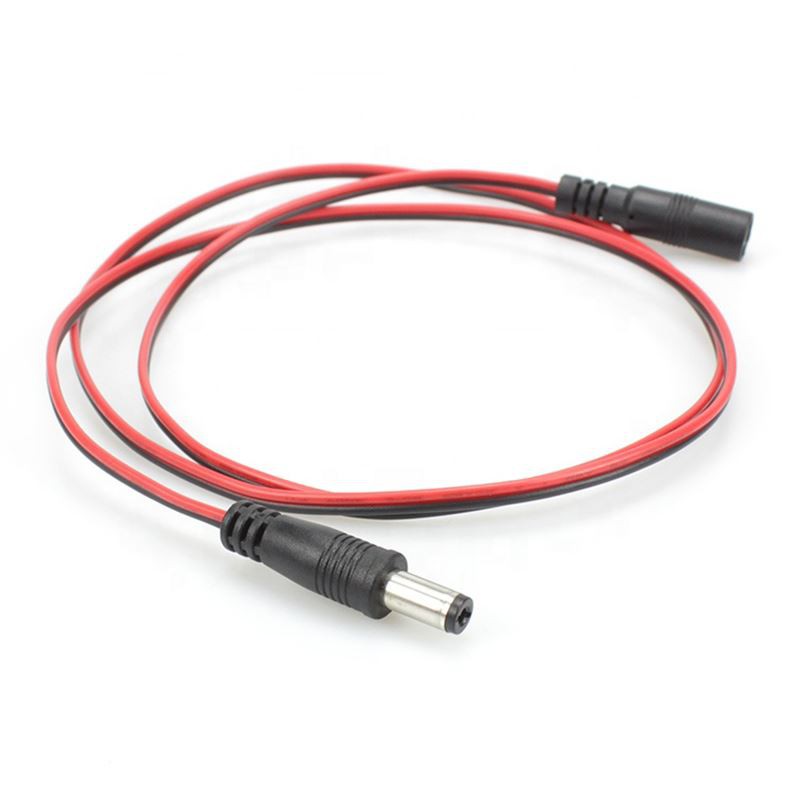 5.5mm x 2.1mm DC Power Black Red Cable 5.5mm x 2.1mm DC Power Black Red Cable