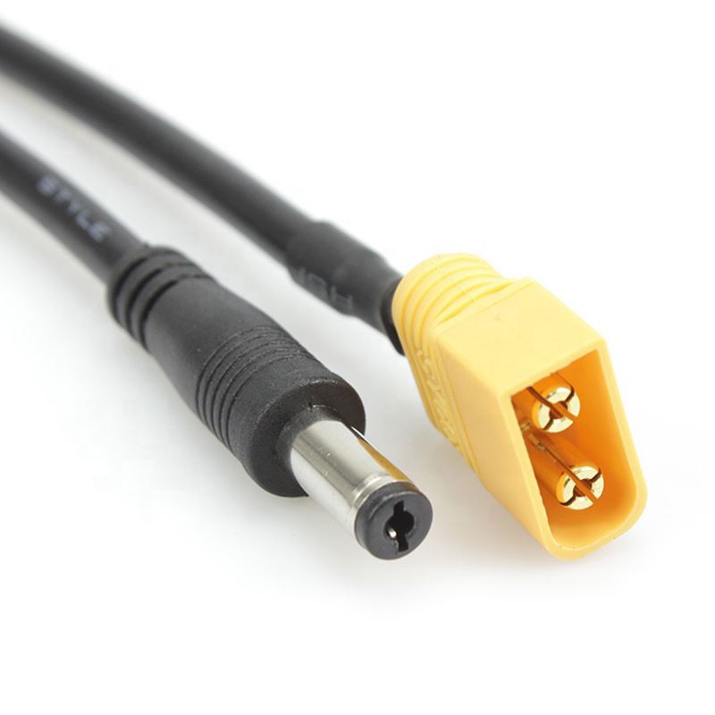XT60 Male To Male DC 5.5X 2.1mm Plug Power Cable XT60 Male To Male DC 5.5X 2.1mm Plug Power Cable