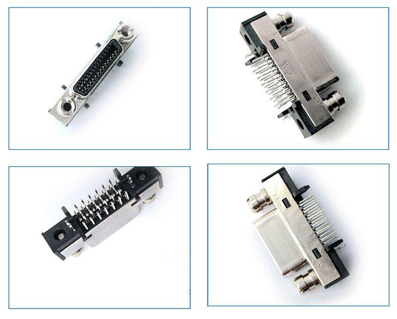 180 degree VHDCI 26 pin female PCB connector