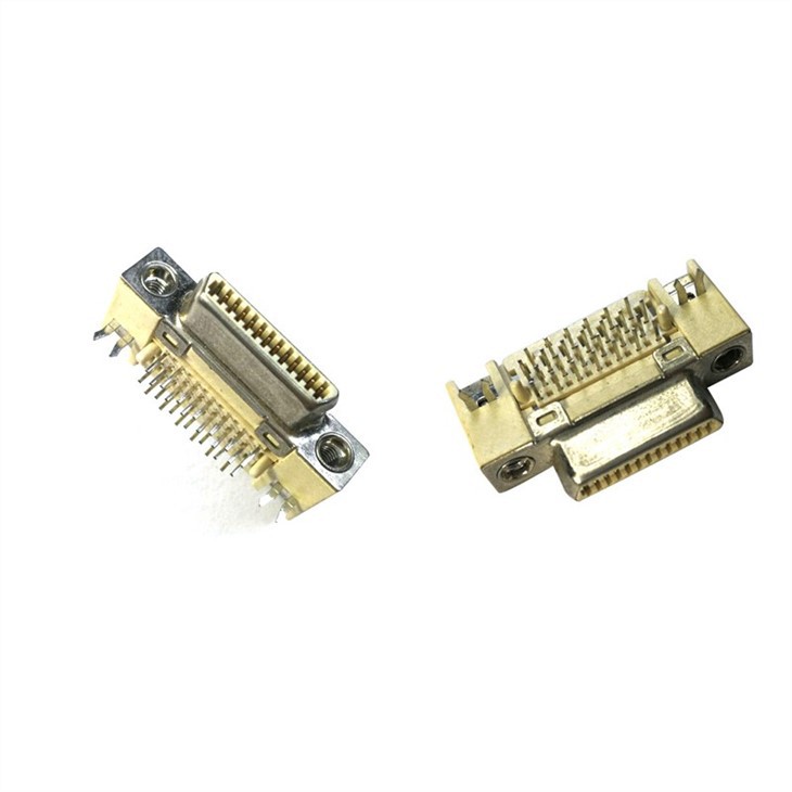 1.0mm pitch 90 degree VHDCI 26 pin female Connector