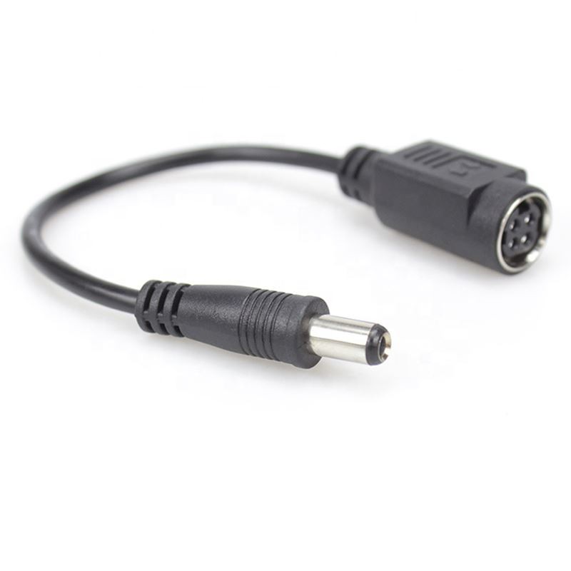 4 Pin Din female To 5.5 X 2.5mm Male Power Cable