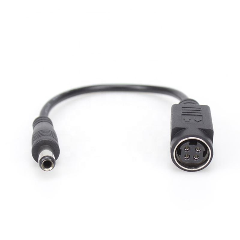 4 Pin Din Power to DC5.5x2.5mm Power Cable for Hikvision DVR