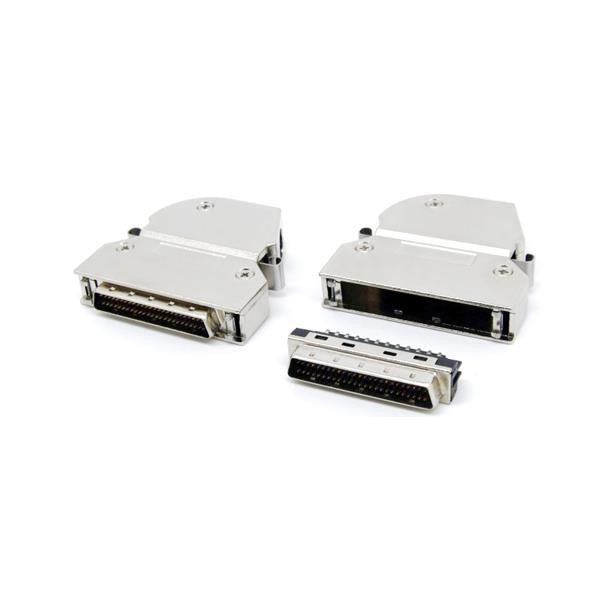 DB 50 pin SCSI male Connector with latch clip