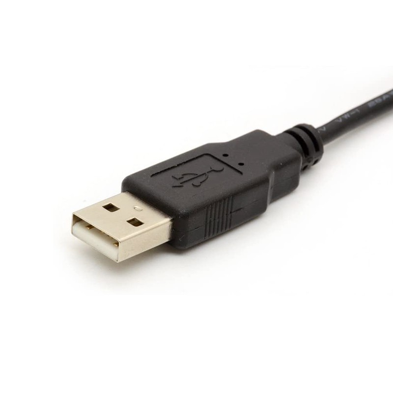 USB 2.0 Straight Type A to Down Angle Type B printer Cables