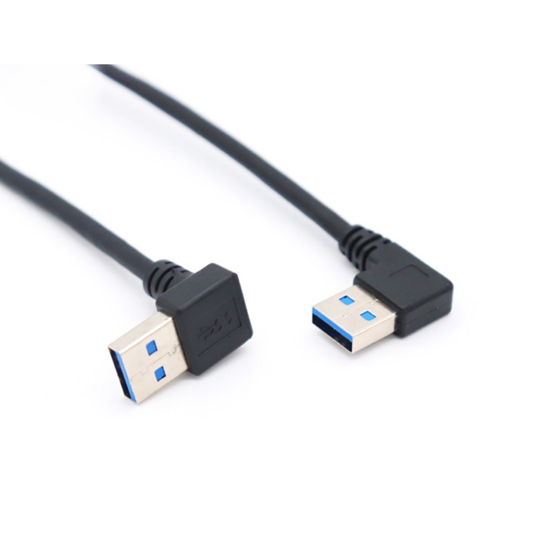 90 degree Up Angle USB3.0 A male to Right Angle A male Cable 90 degree Up Angle USB3.0 A male to Right Angle A male Cable