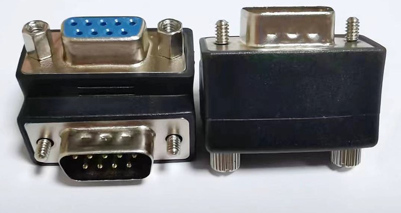 DB9 Male To Female 90 Degree Elbow Serial Port Converter DB9 Male To Female 90 Degree Elbow Serial Port Converter
