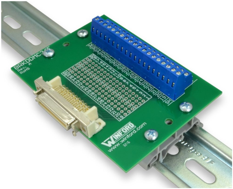 Mini Delta Ribbon MDR 36-Pin Breakout Board Mini Delta Ribbon MDR 36-Pin Breakout Board