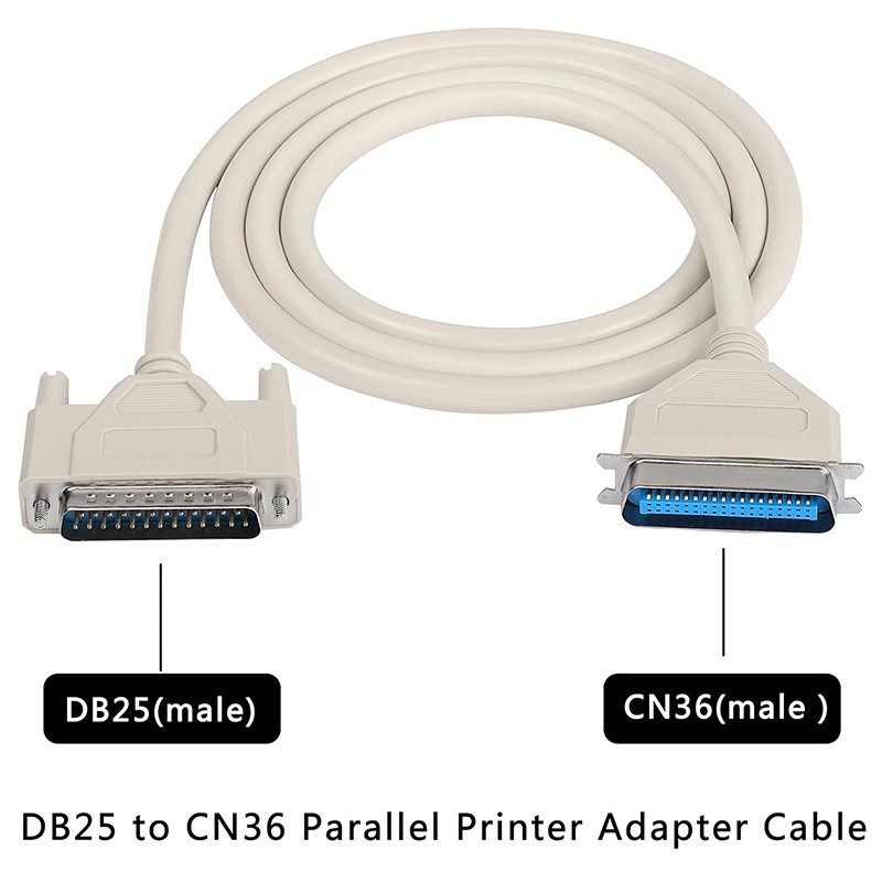 Bi-directional DB25 to CN36 LPT Parallel printer cable Bi-directional DB25 to CN36 LPT Parallel printer cable