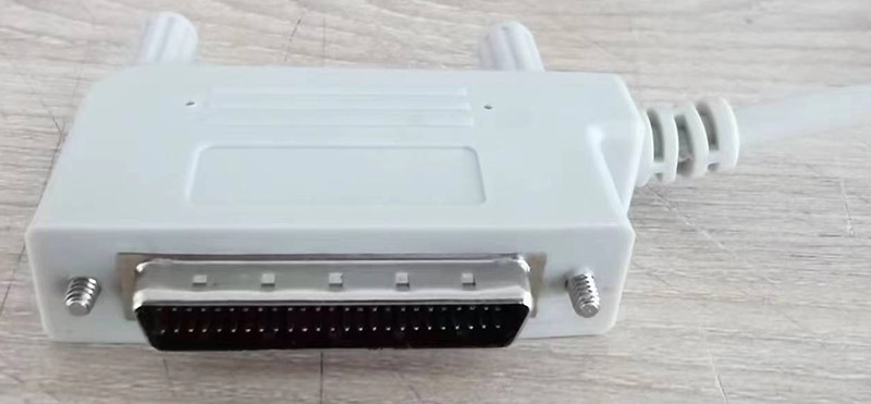 right angle Micro DB50 pin male to DB25 pin female serial cable right angle Micro DB50 pin male to DB25 pin female serial cable