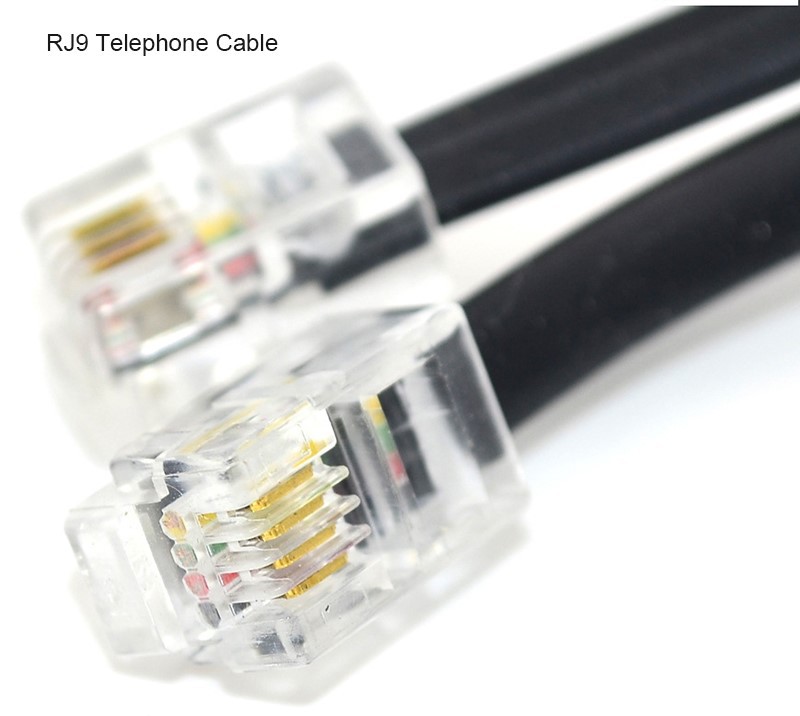 4P4C RJ9 telephone cable 4P4C RJ9 telephone cable