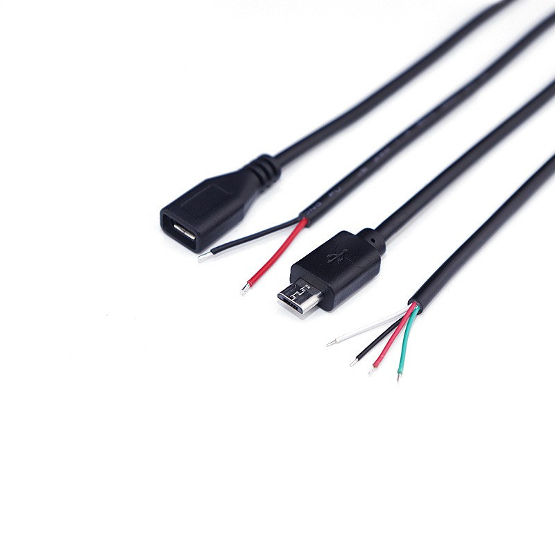 28AWG 26AWG 24AWG 5 pin Micro USB20 to open end tinned Pigtail Cable for Raspberry Pi 28AWG 26AWG 24AWG 5 pin Micro USB20 to open end tinned Pigtail Cable for Raspberry Pi