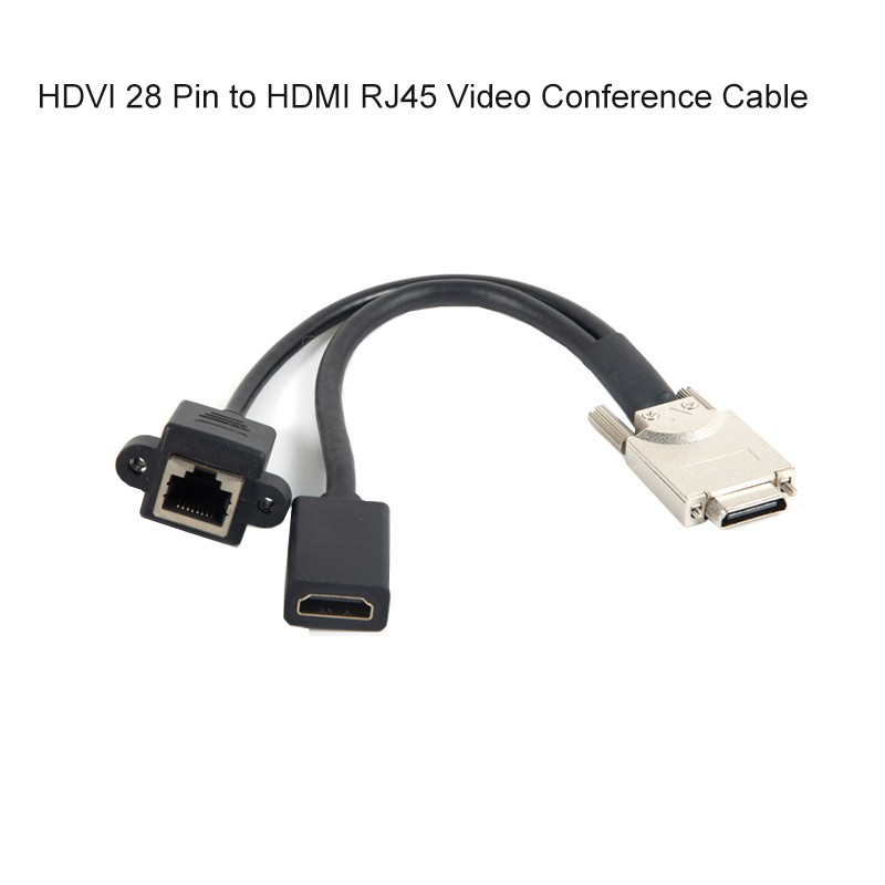 HDVI 28 Pin to HDMI RJ45 Video Conference Cable HDVI 28 Pin to HDMI RJ45 Video Conference Cable