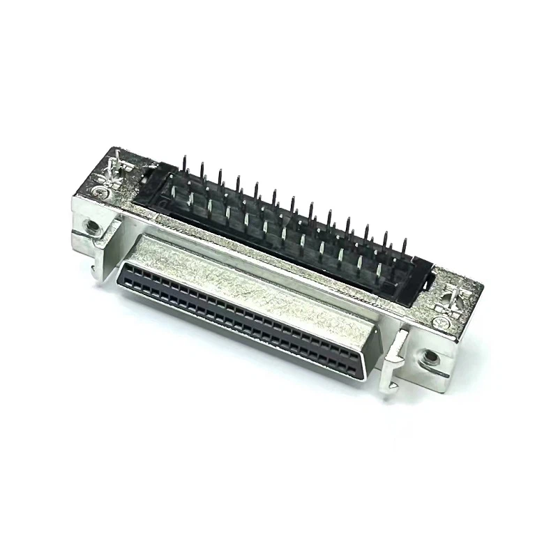 90 degree SCSI-II 50Pin Female DIP Type Connector For PCB 90 degree SCSI-II 50Pin Female DIP Type Connector For PCB