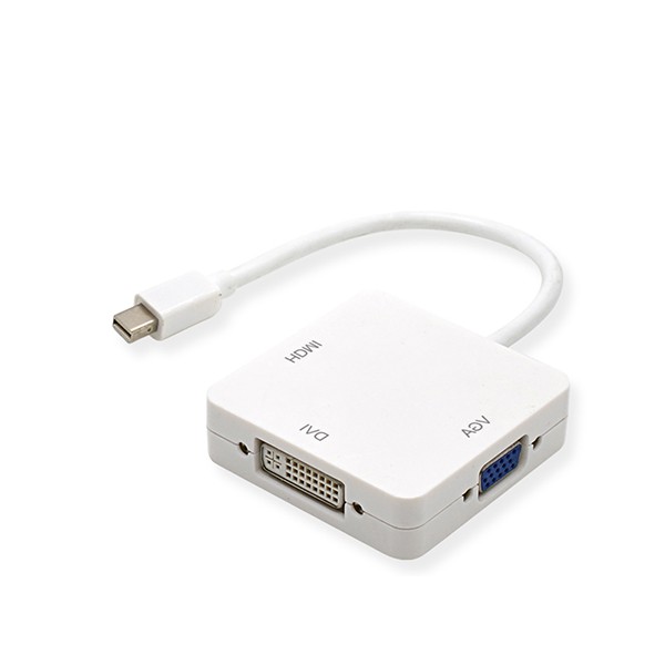 3 in1 mini dp to VGA DVI HDMI converter