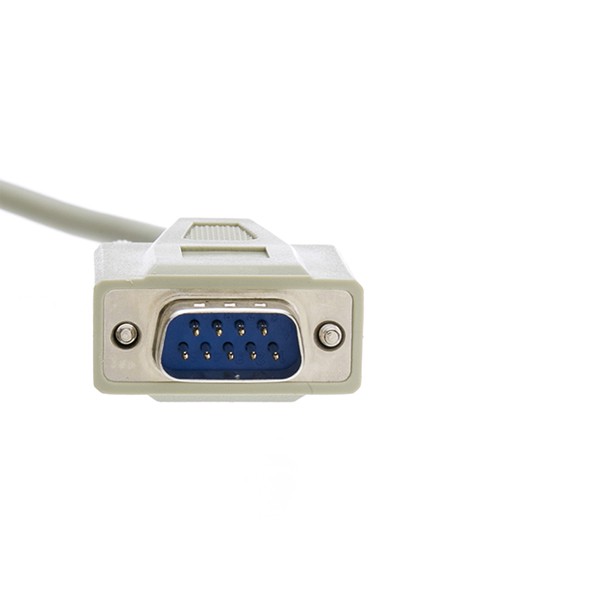 Beige RJ45 male to DB9 male serial Cable for Cisco Router
