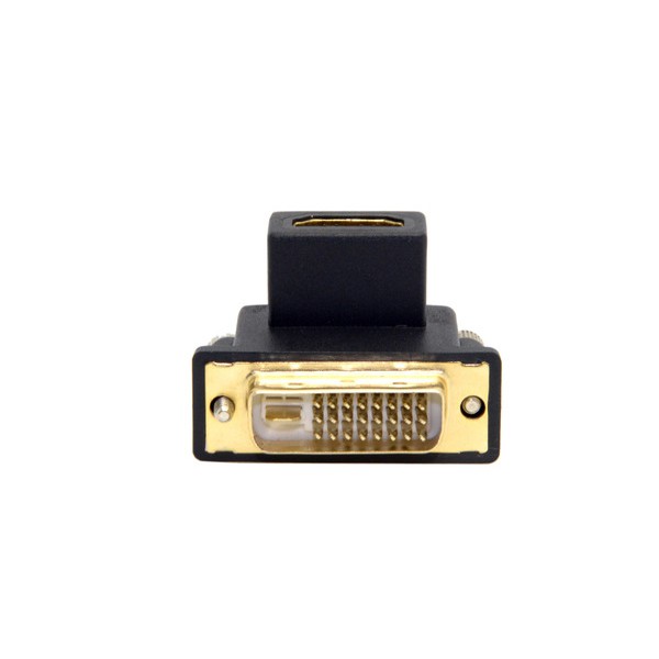 90 degree DVI male to HDMI female video adapter