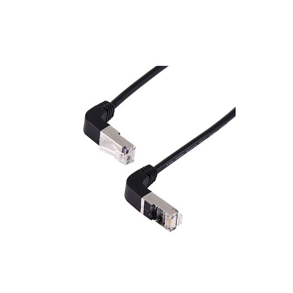 90°Up To Down Angle RJ45 Male To Male Cable