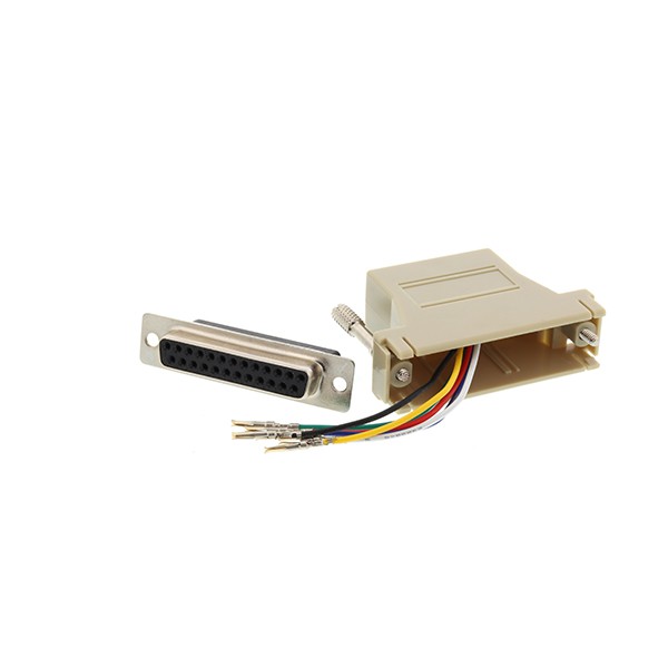 DB25 Female To RJ12 Female Adaptor