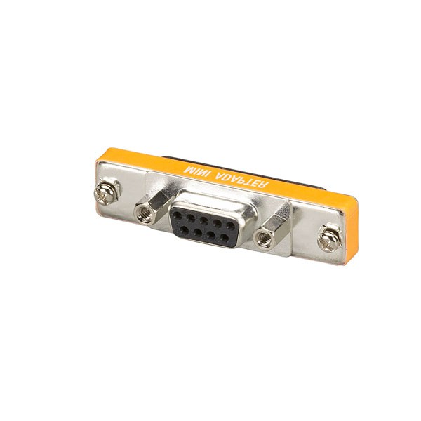 DB9 Female To DB25 Female Low Profile Serial Adapter