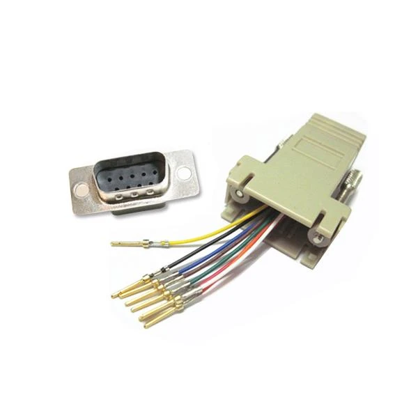 db9 male to rj45 female modular adapter kit