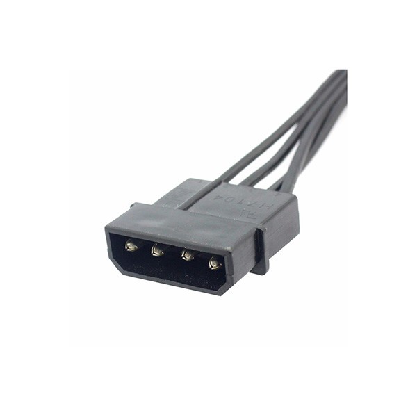 4pin IDE 4-port 15pin SATA Power Cable