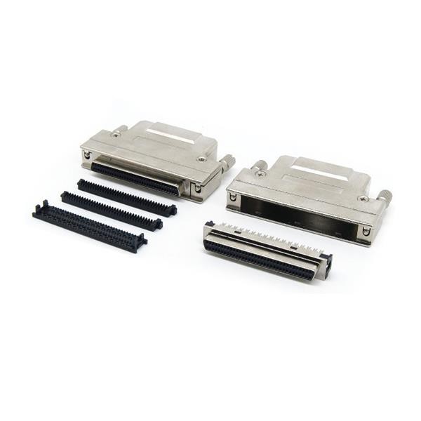 IDC Type HD SCSI 50 pin female Connector with screw