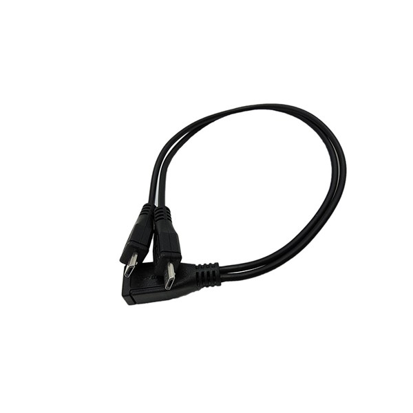 Micro USB Female To 2 Micro USB Splitter Cable