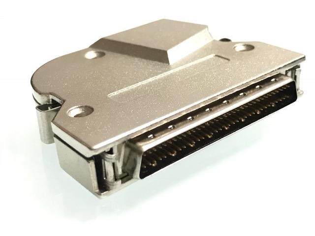 Right Angle HPDB 68 Male Connector With Latch Clip