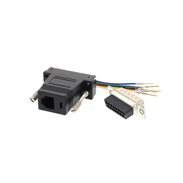 RJ45 Socket To D25 Male Modular D-sub Adapter